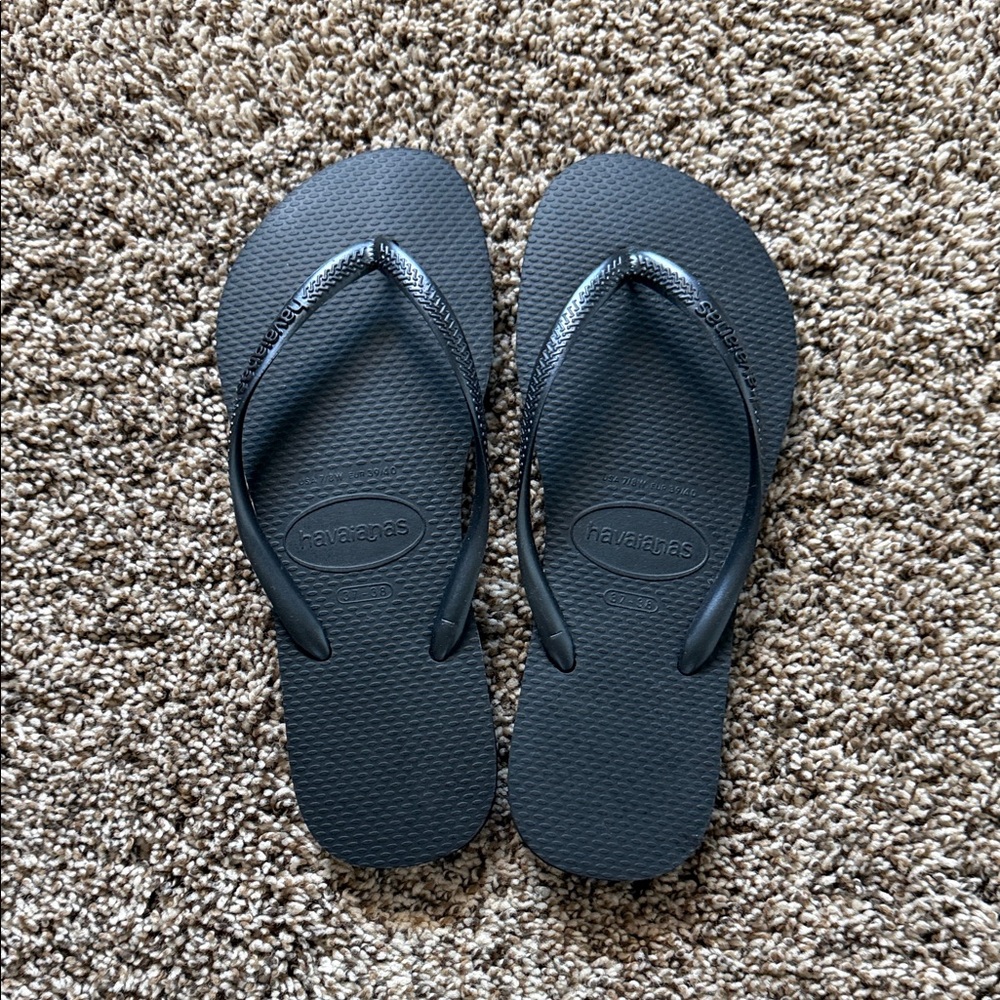 Havaianas Women’s Slim Black Sandals